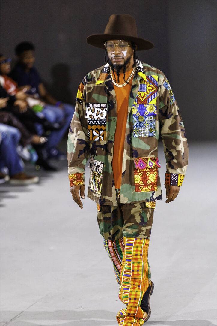 Patchwork patterned menswear from LA Fashion Week / The Bureau