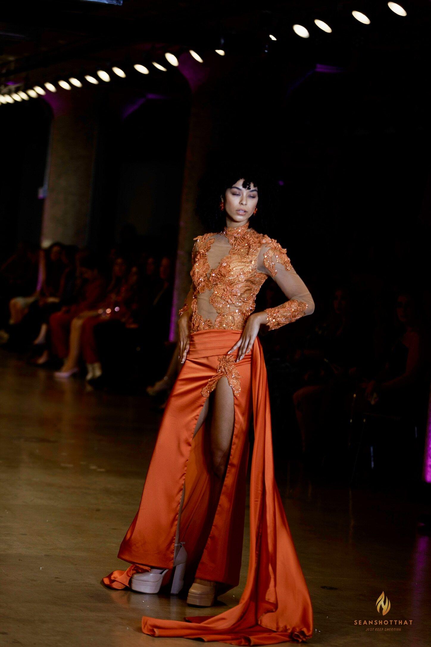 Copper runway line from LA Fashion Week / Art Hearts Fashion