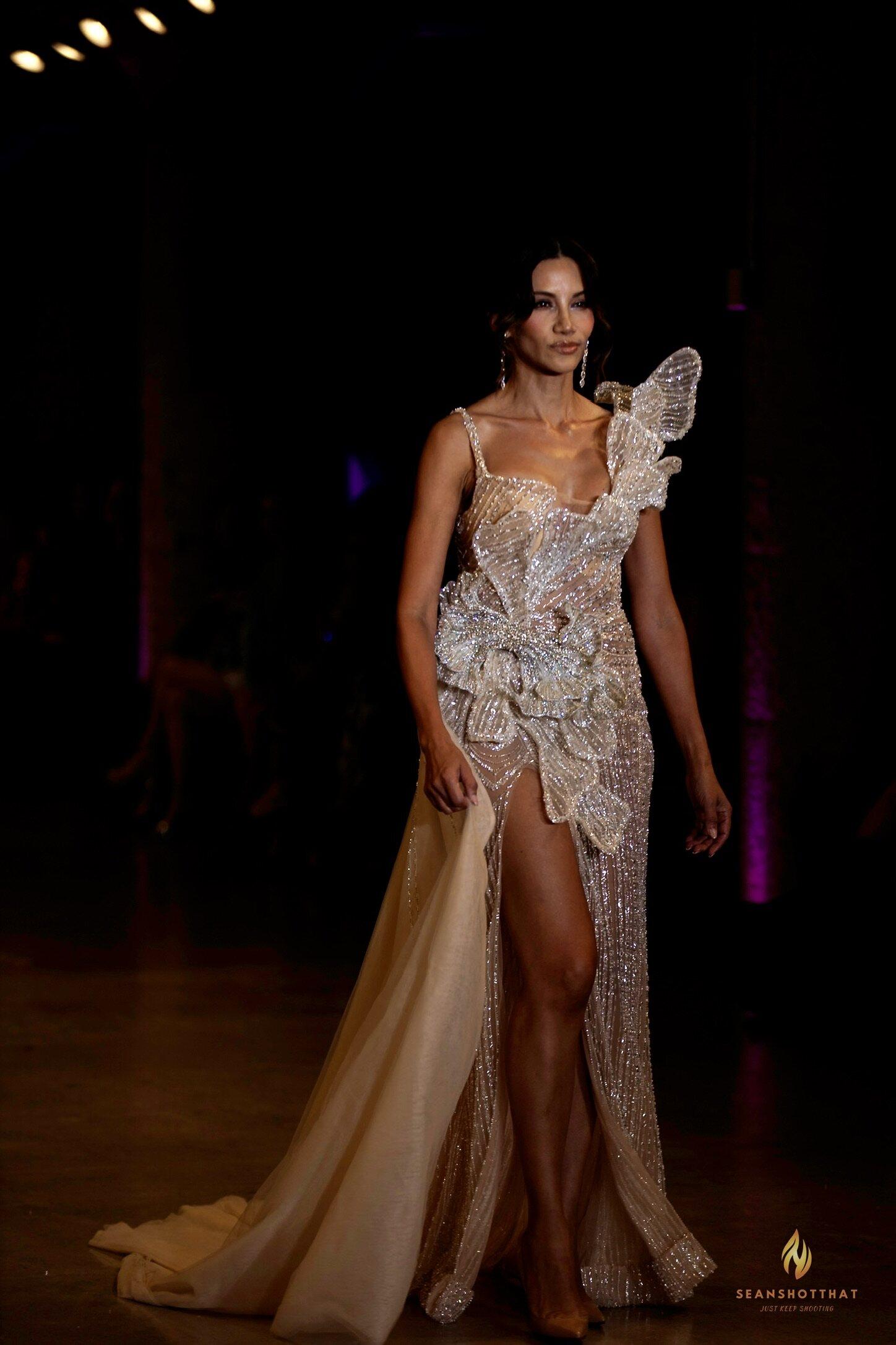 Silver sculpted detail from LA Fashion Week / Art Hearts Fashion