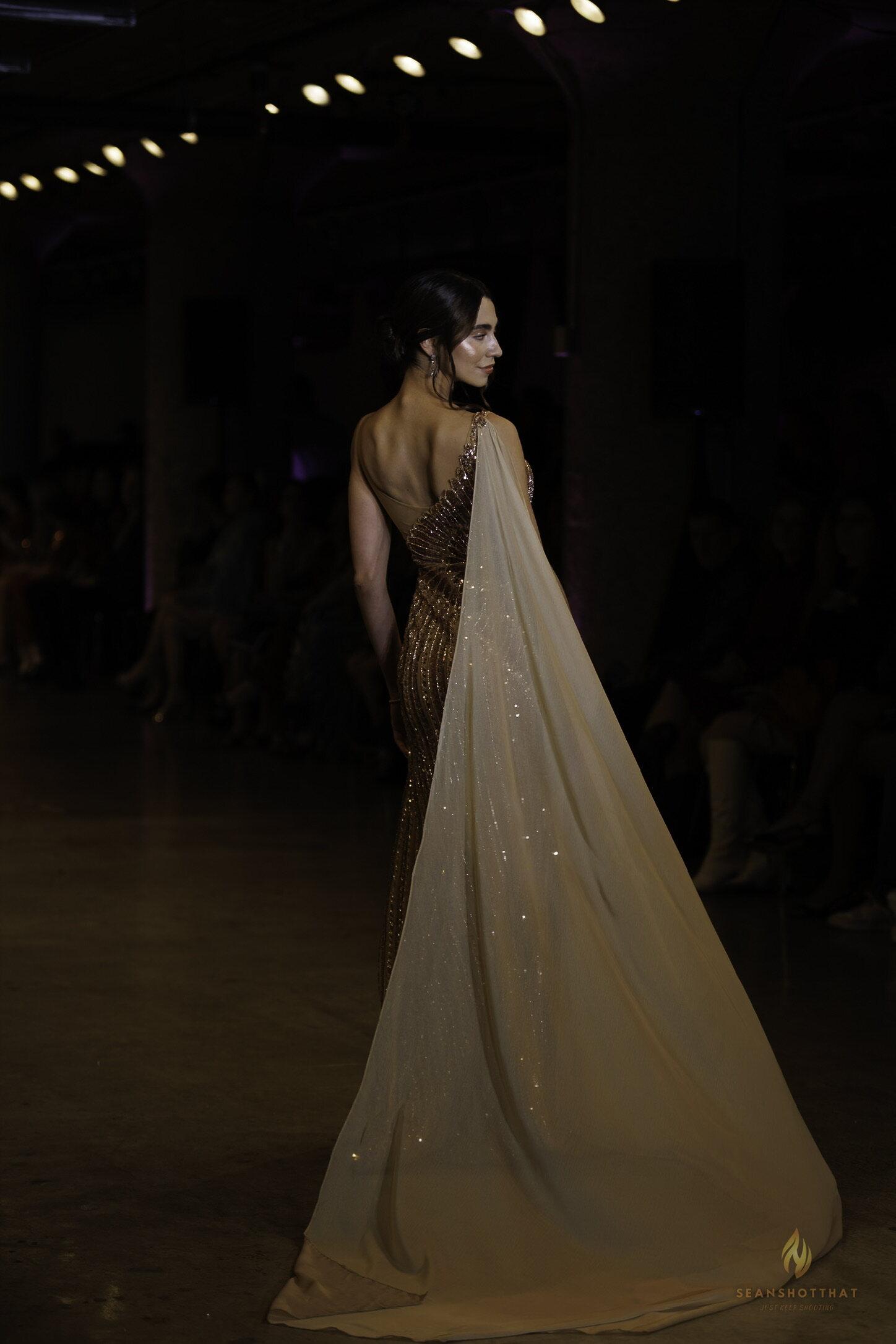 Backstage runway exit from LA Fashion Week / Art Hearts Fashion