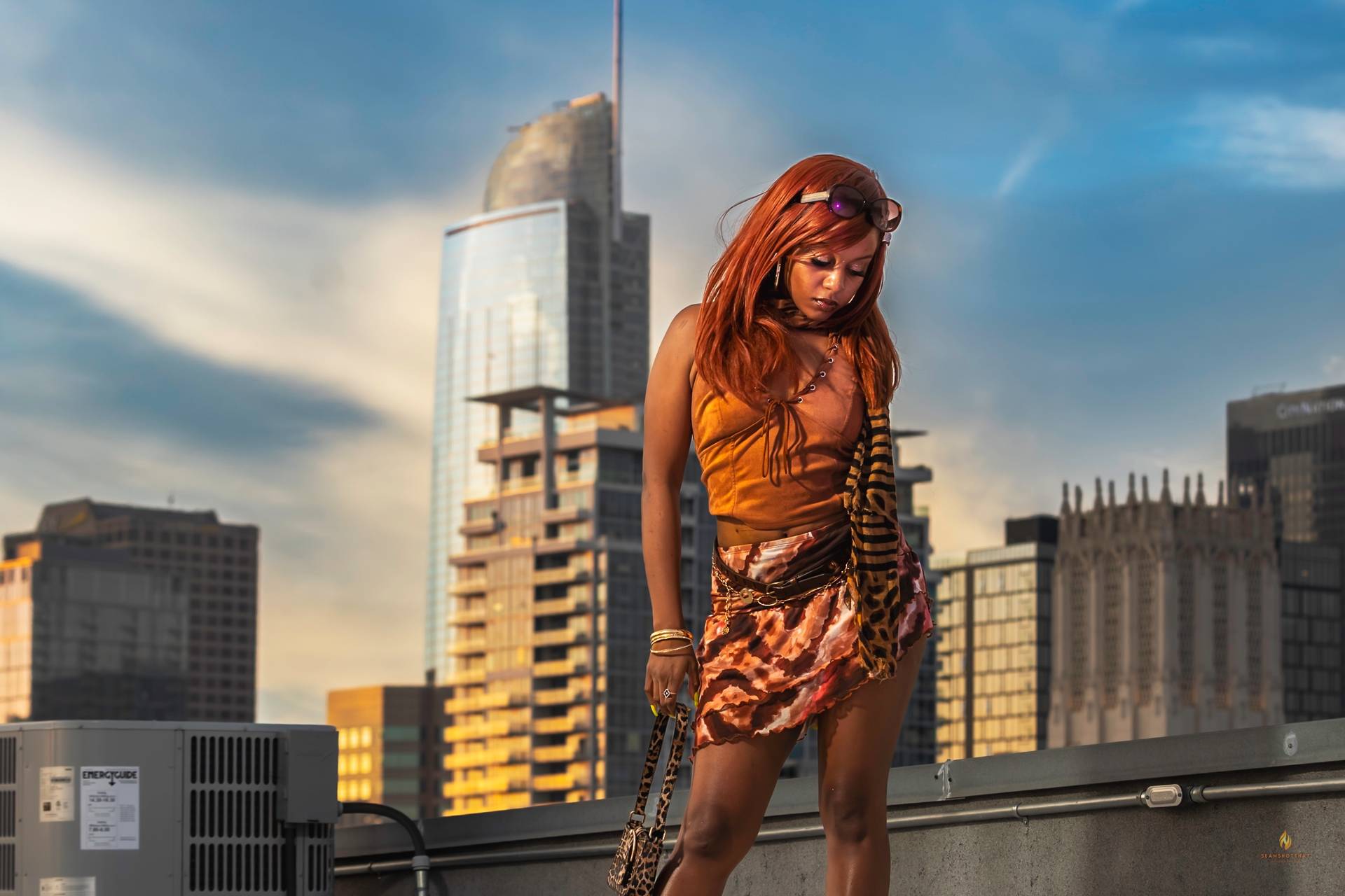 Downtown Los Angeles portrait of model Denni Doll, photographed by SeanShotThat.