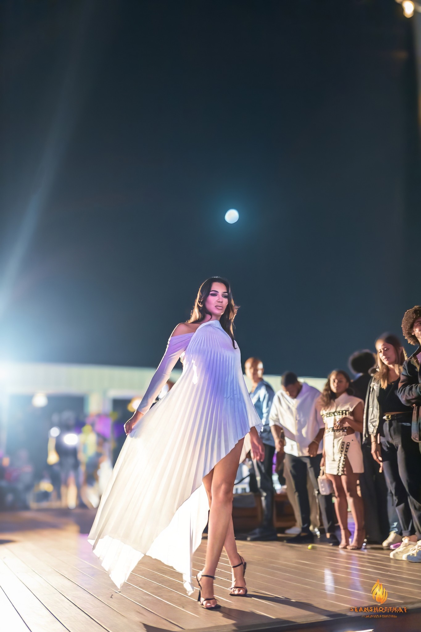 Moonlit Runway Moment