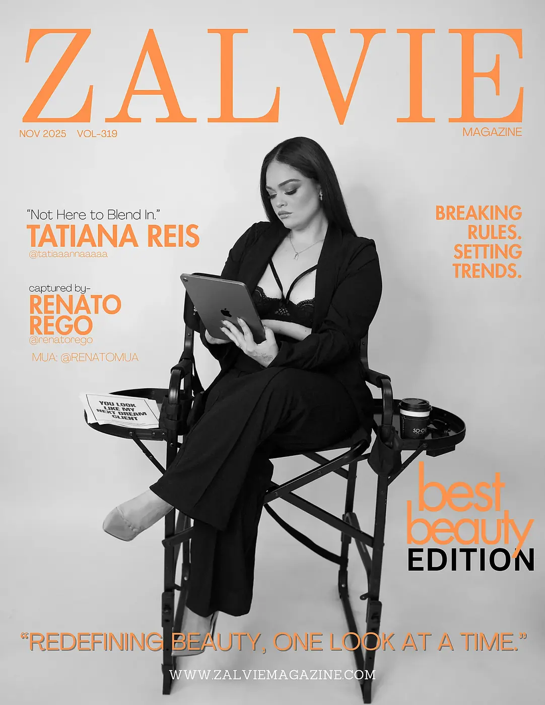 ZALVIE Magazine Volume 319 issue cover